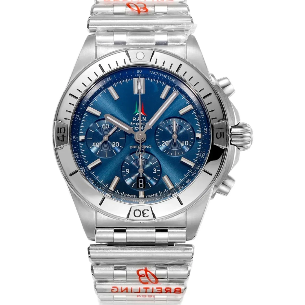Chronomat B01 42 Frece Tricolori Blue Dial Ref: AB01344A1C1A1