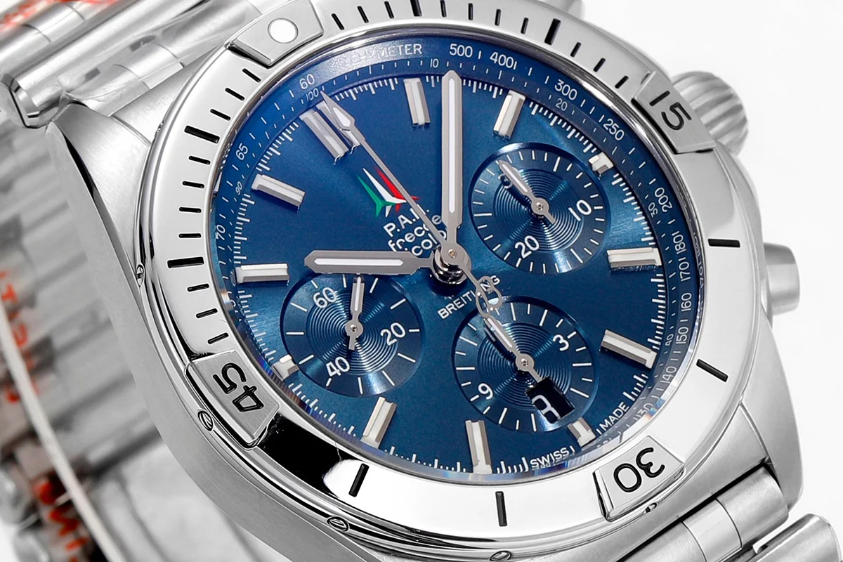 Chronomat B01 42 Frece Tricolori Blue Dial Ref: AB01344A1C1A1