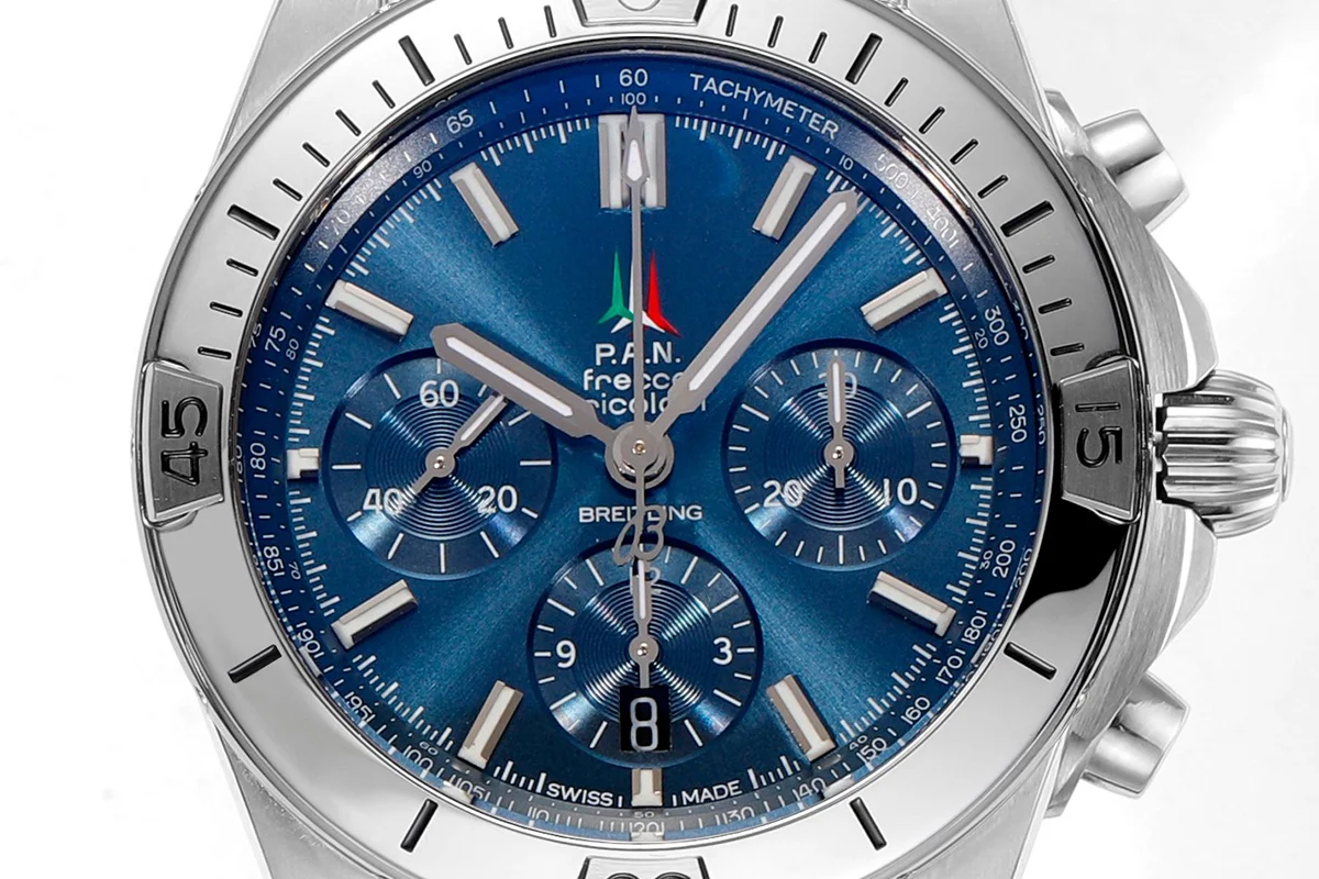 Chronomat B01 42 Frece Tricolori Blue Dial Ref: AB01344A1C1A1