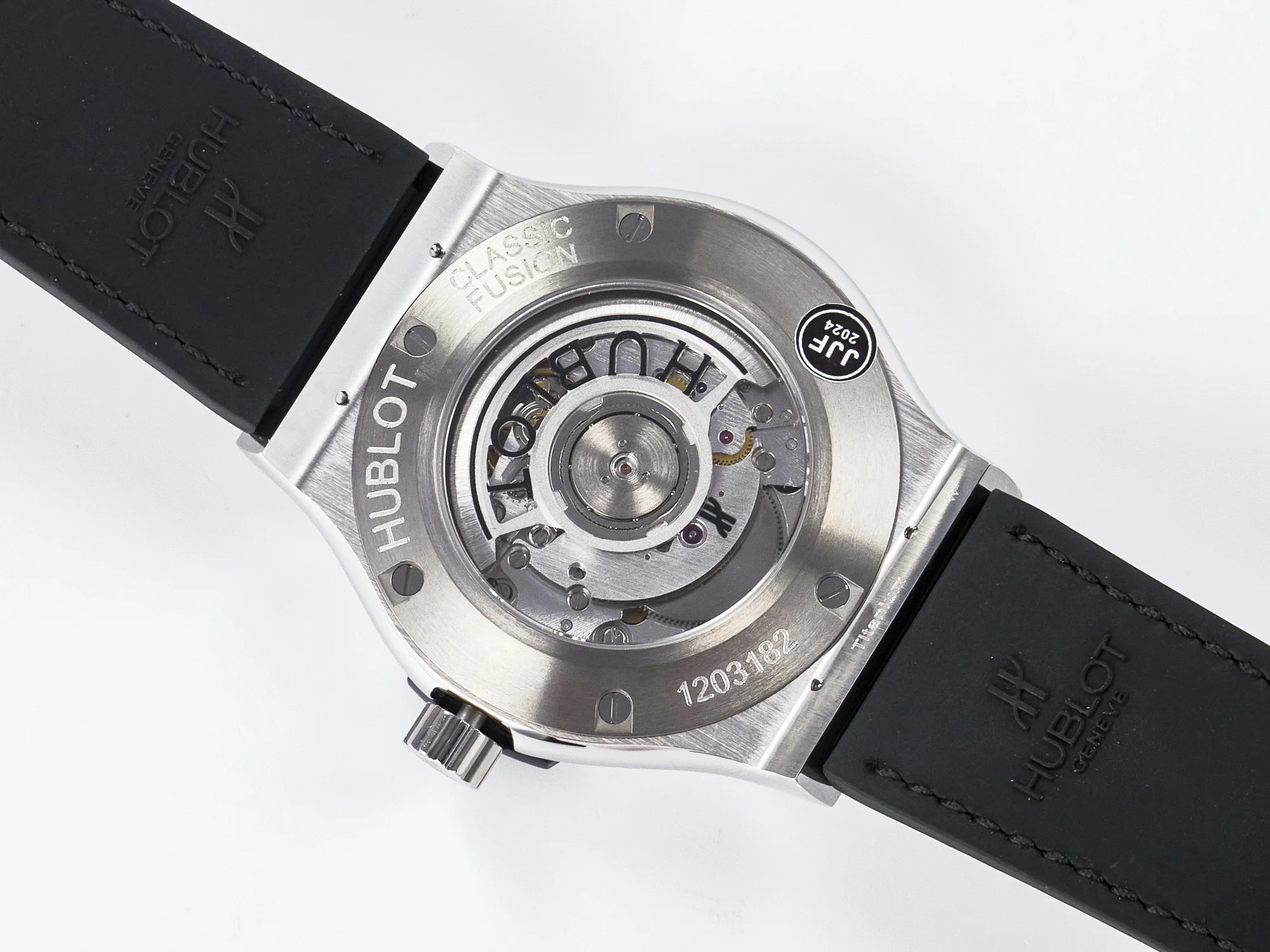 Classic Fusion 42mm SS JJF 1:1 Best Edition Gray Dial on Black Gummy Leather Strap