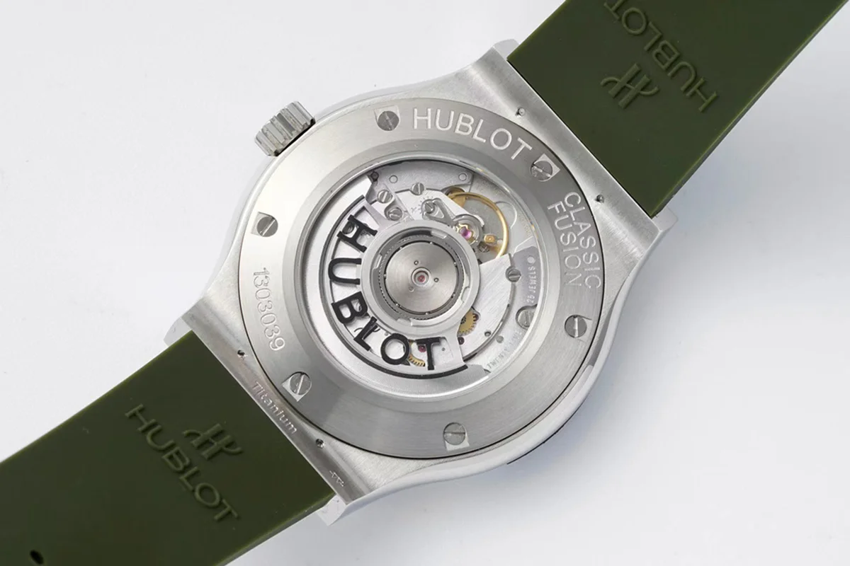 Classic Fusion Automatic 42mm Green Dial on Rubber Strap