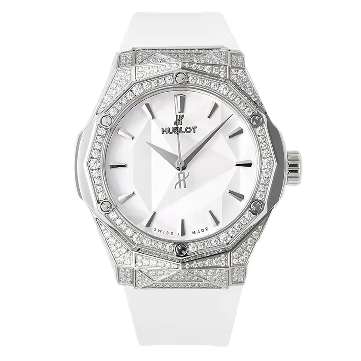 Classic Fusion Orlinski Titanium White Alternative Pave 40mm White Dial