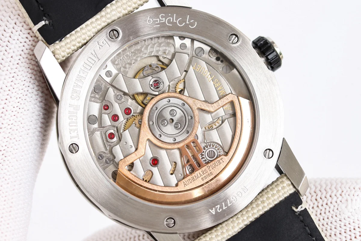 CODE 11.59 Ref.15210 Brown Dial in Beige Nylon Strap