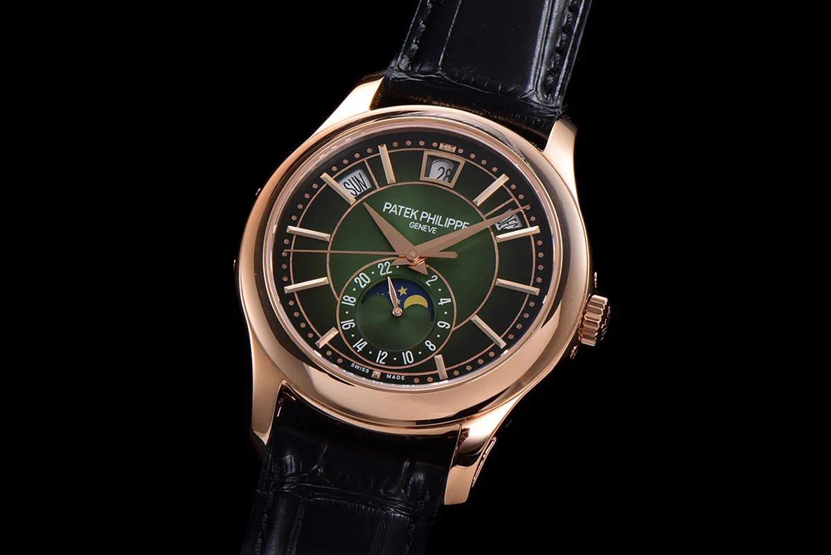 Complications Series Moonphase 5205R-011 Green Dial on Rose Gold