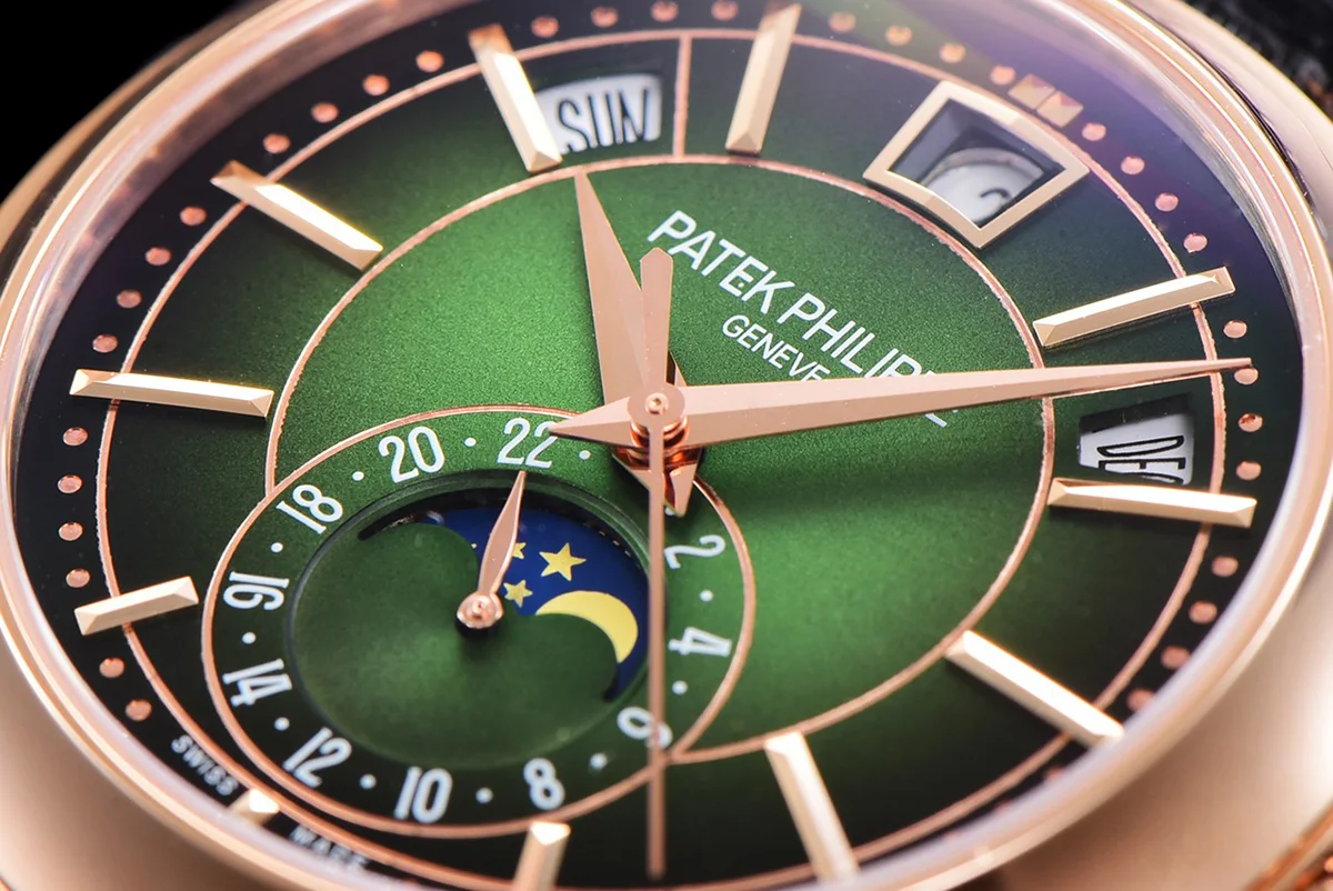 Complications Series Moonphase 5205R-011 Green Dial on Rose Gold