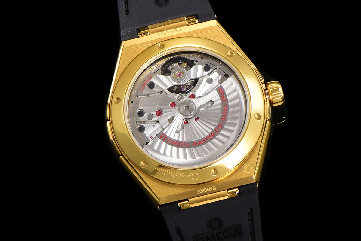 Constellation Co-Axial Master Chronometer 41mm Black Dial in Yellow Gold