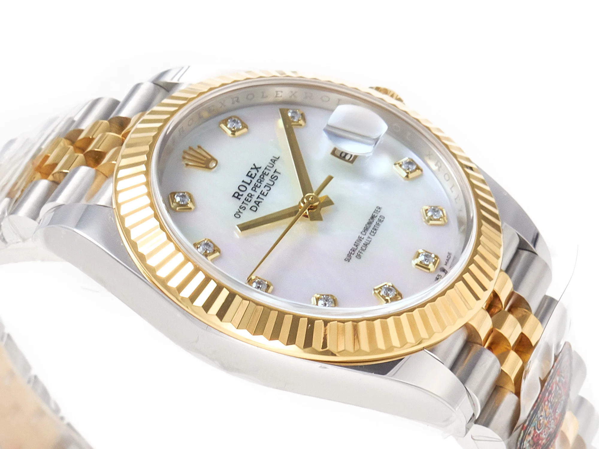 Datejust 126331 41mm 904L SS/YG Clean 1:1 Best Edition MOP Diamond Dial on Jubilee Bracelet VR3235