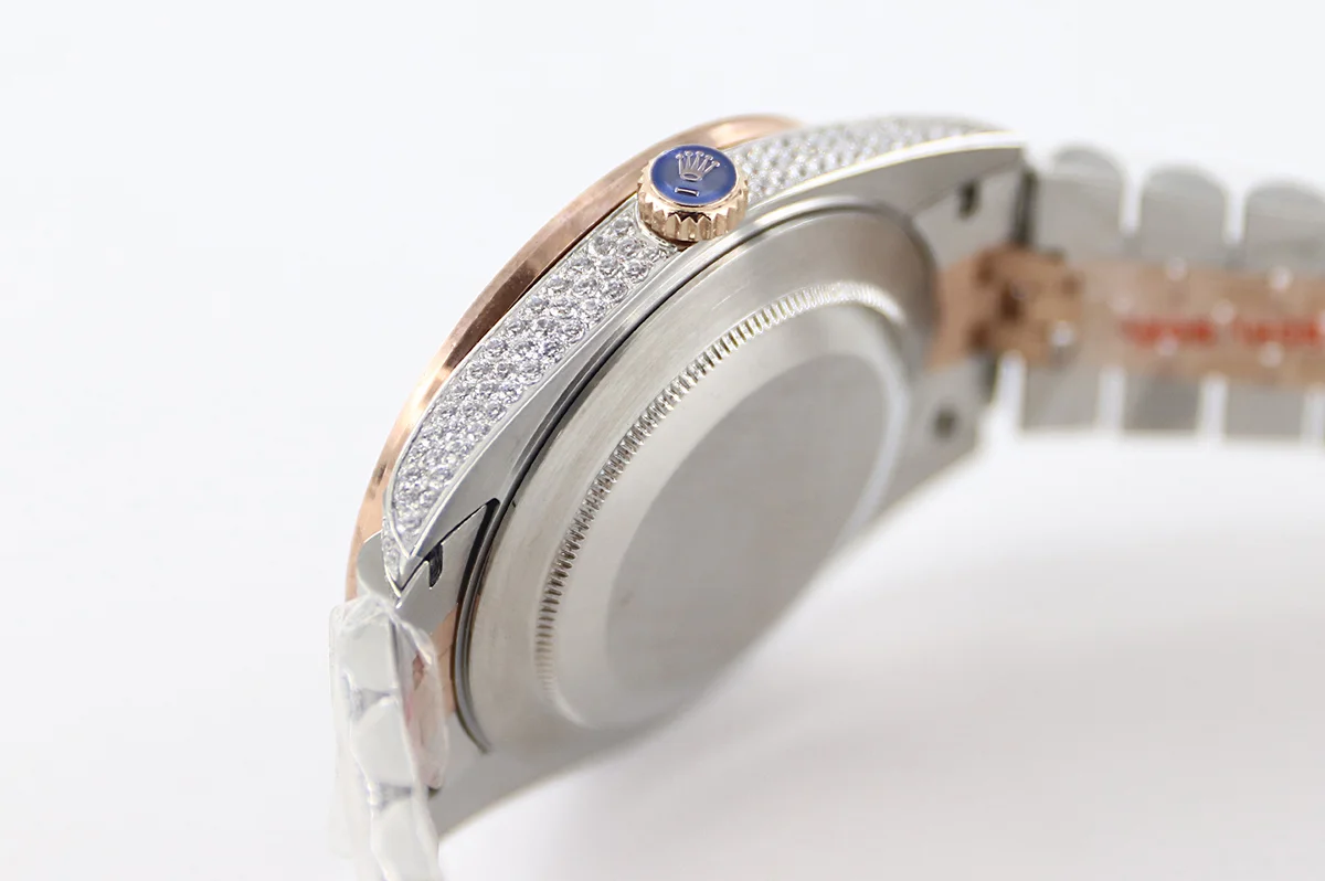 Datejust 41 126300 Diamond Dial Arabic Markers in Rose Gold on Jubilee Bracelet