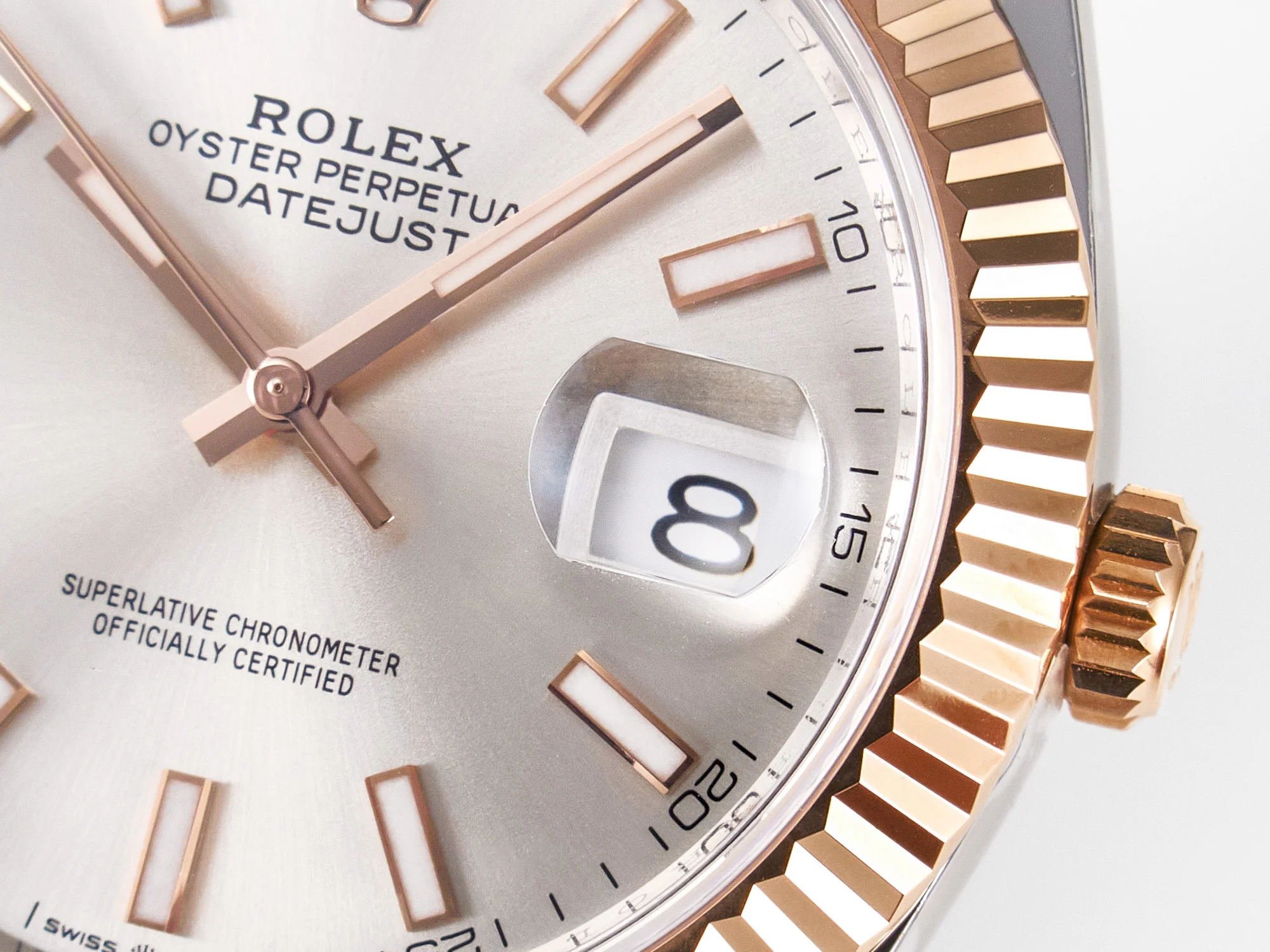 DateJust 41 126331 ARF 1:1 Best Edition 904L Steel Silver Dial on SS/RG Jubilee Bracelet SH3235(Gain Weight)