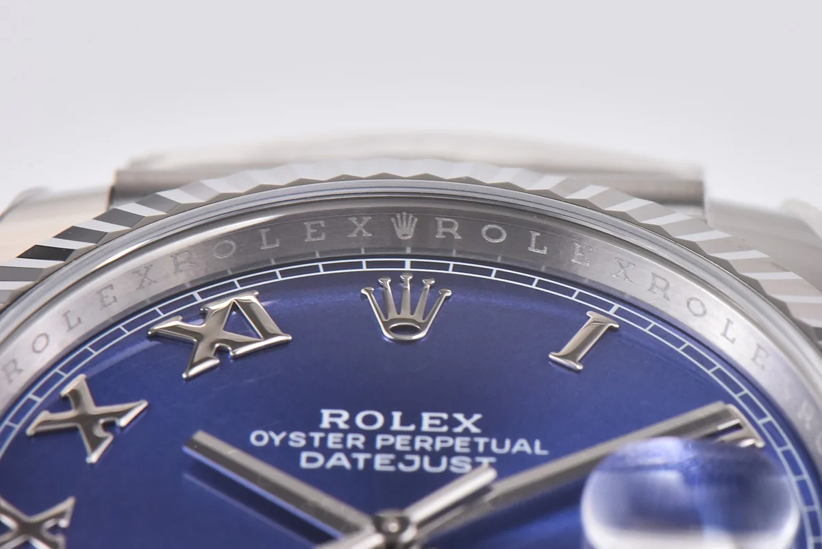 Datejust 41 126334 Azzurro Blue Dial Roman Markers on Jubilee Bracelet