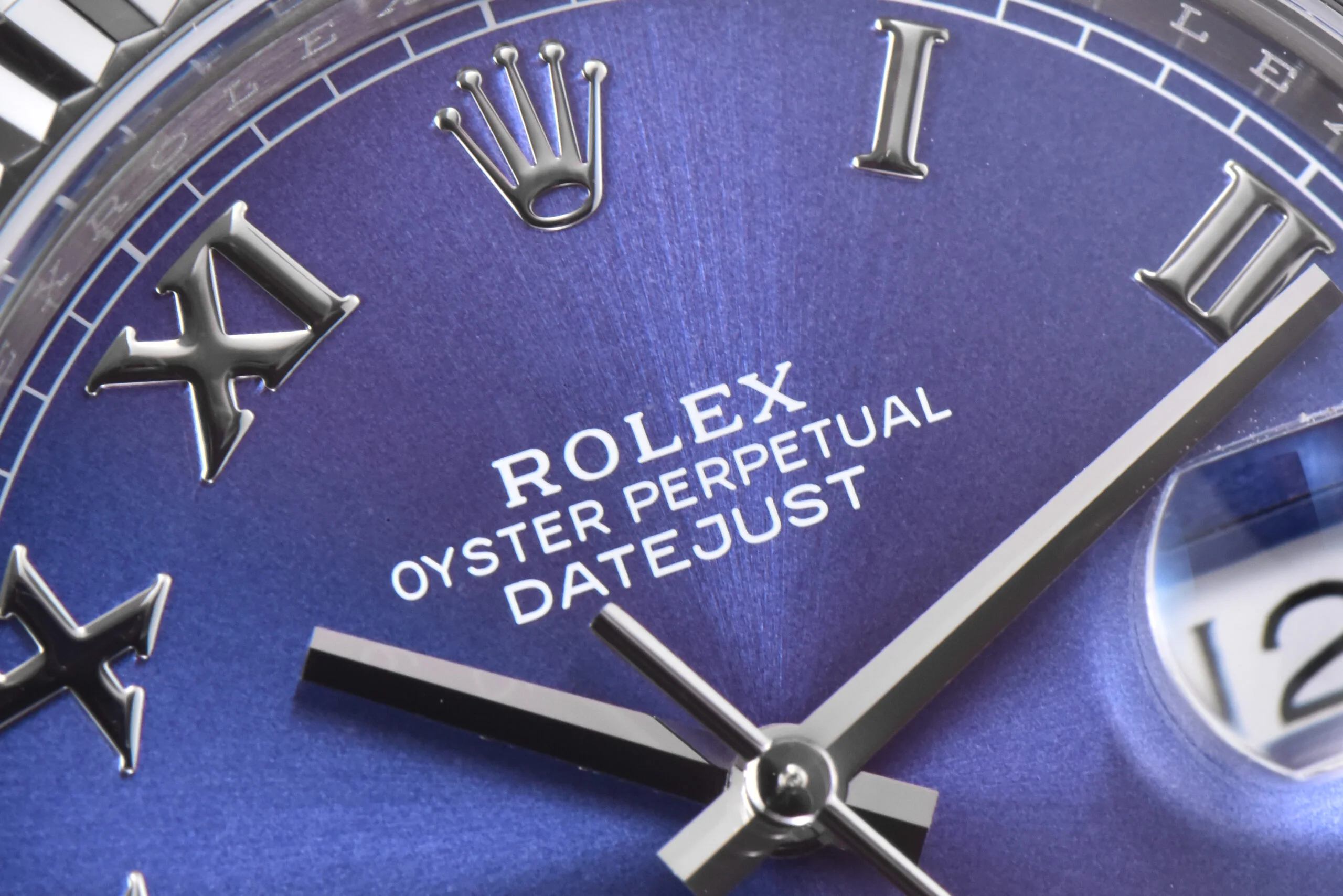 Datejust 41 126334 Azzurro Blue Dial Roman Markers on Oyster Bracelet