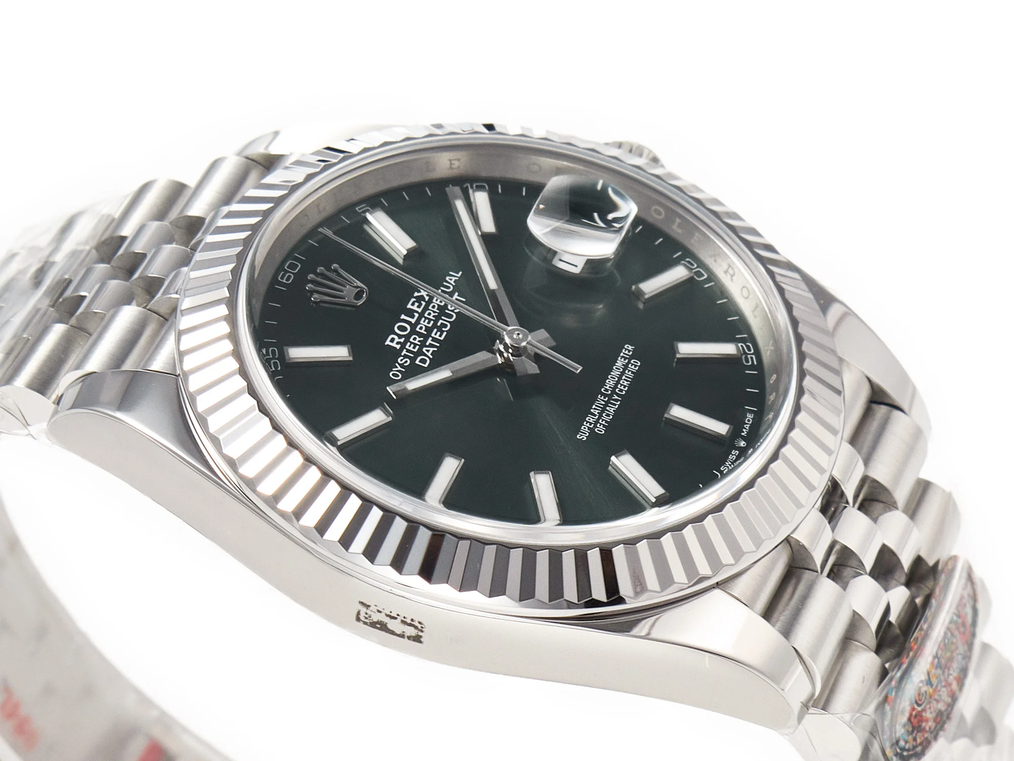 DateJust 41 126334 Clean 1:1 Best Edition 904 L Steel Mint Green Dial on Jubilee Bracelet VR 3235