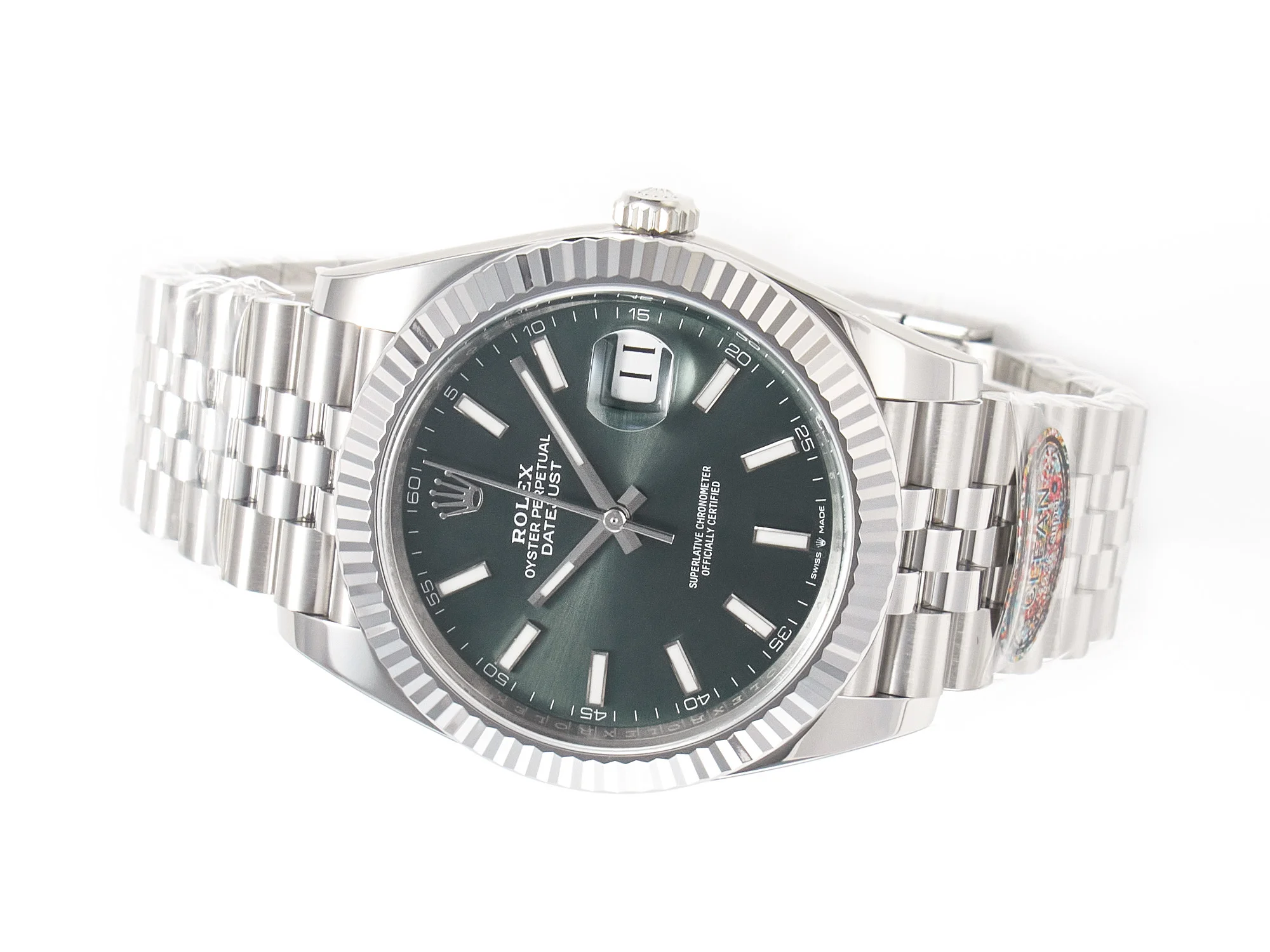DateJust 41 126334 Clean 1:1 Best Edition 904 L Steel Mint Green Dial on Jubilee Bracelet VR 3235
