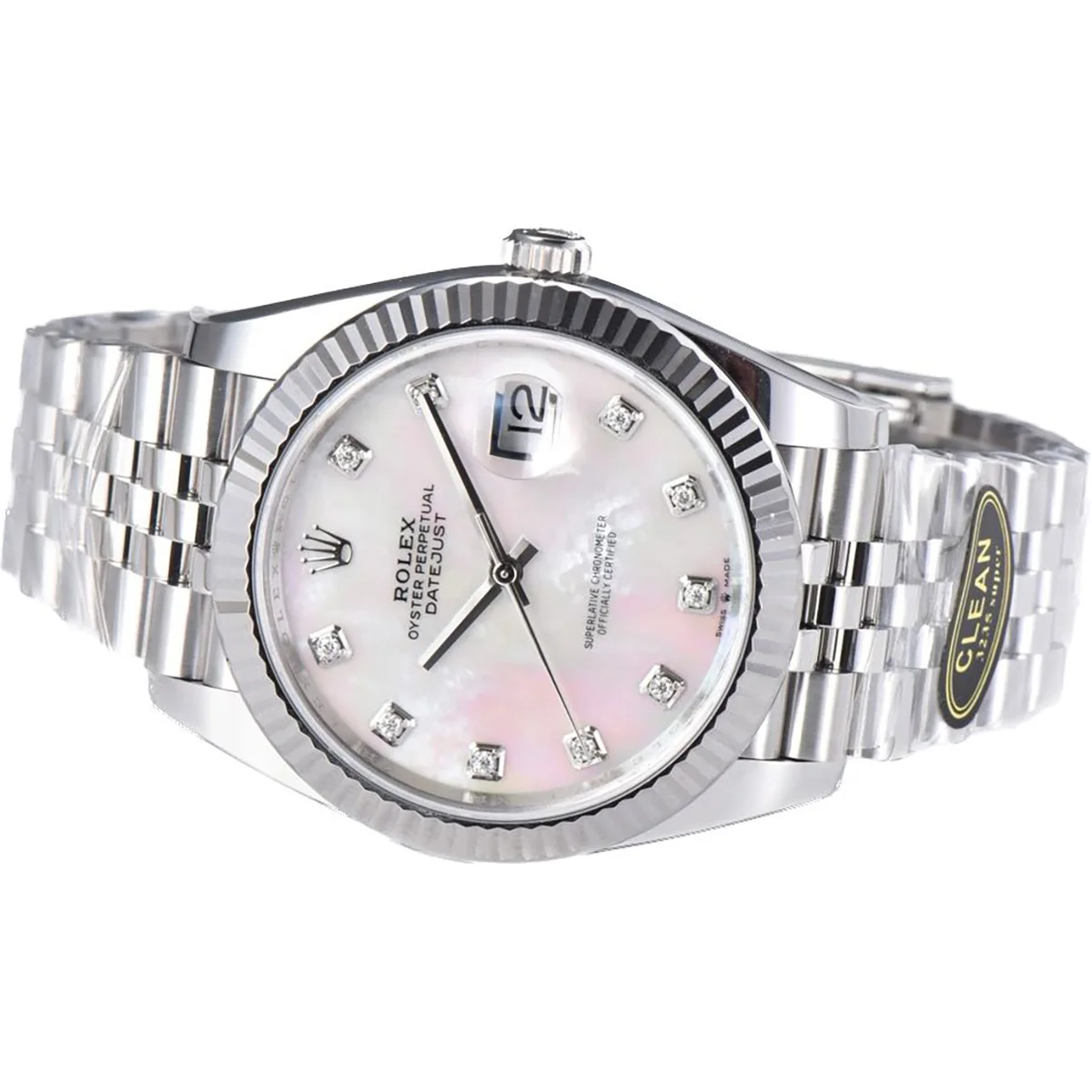 Datejust 41 126334 MOP Dial Diamond Markers on Jubilee Bracelet