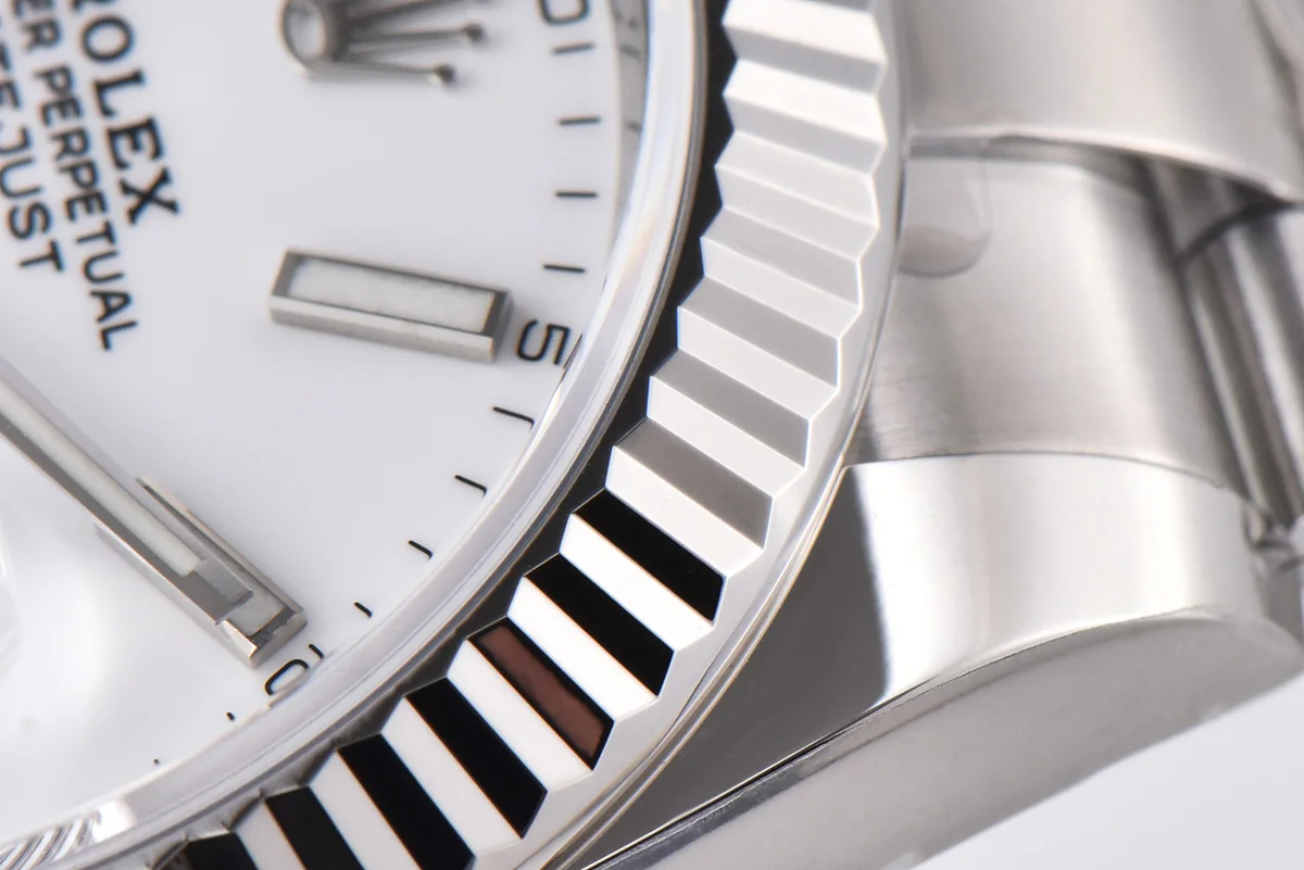 Datejust 41 126334 White Dial Stick Markers on Oyster Bracelet