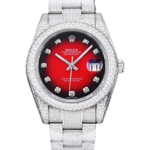 Datejust 41 with Diamond Markers in Steel