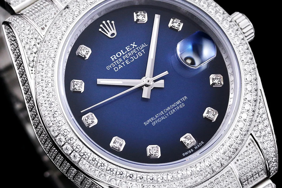 Datejust 41 with Diamond Markers in Steel