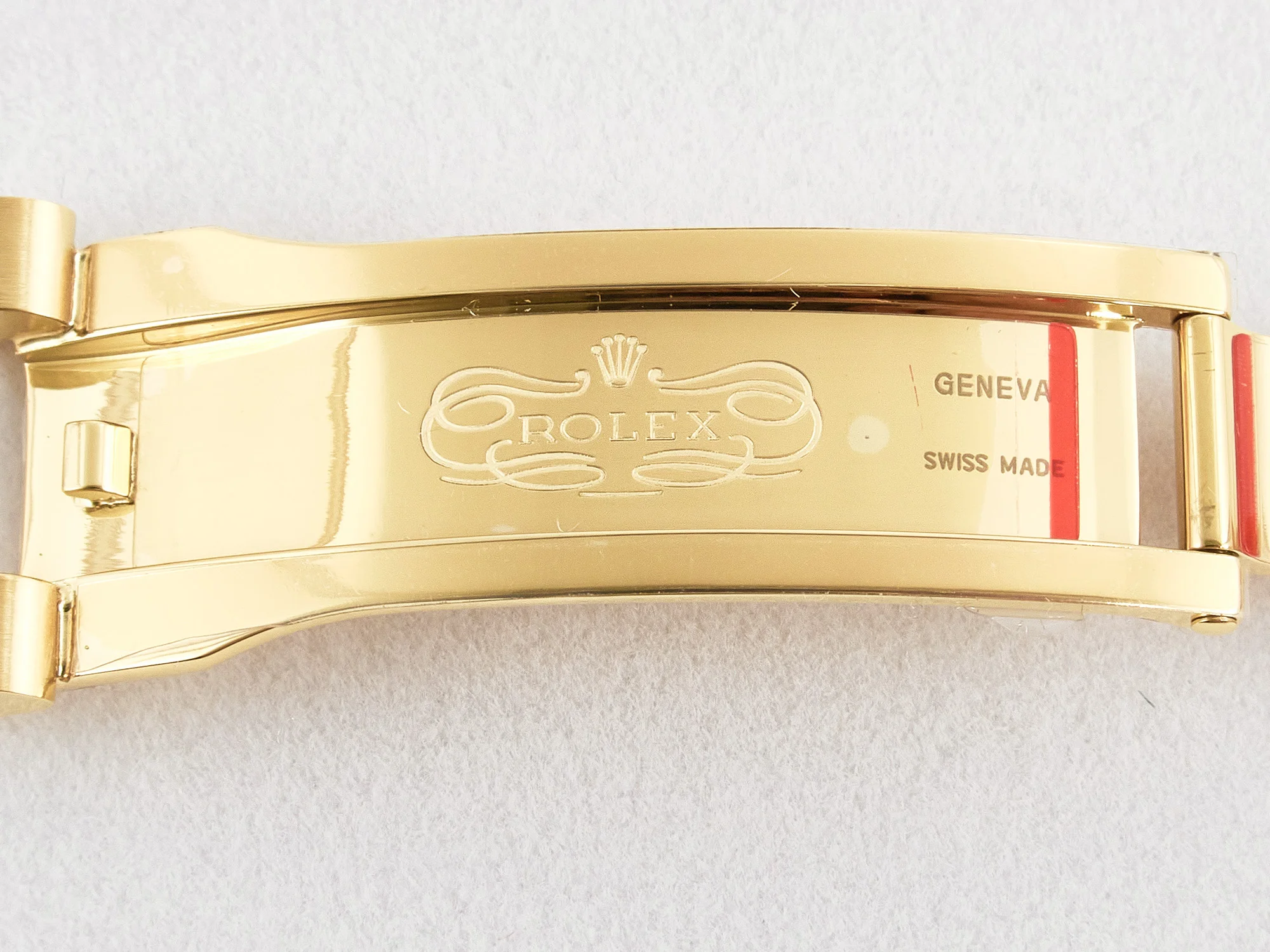 Day Date 40 228238 ARF 904L Steel Gold Stick Dial on President Bracelet VR3255