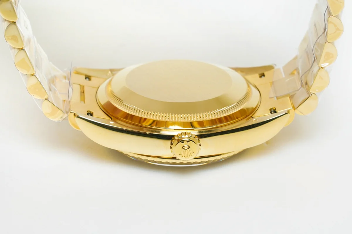 Daydate 36 128238 MOP Dial in Yellow Gold