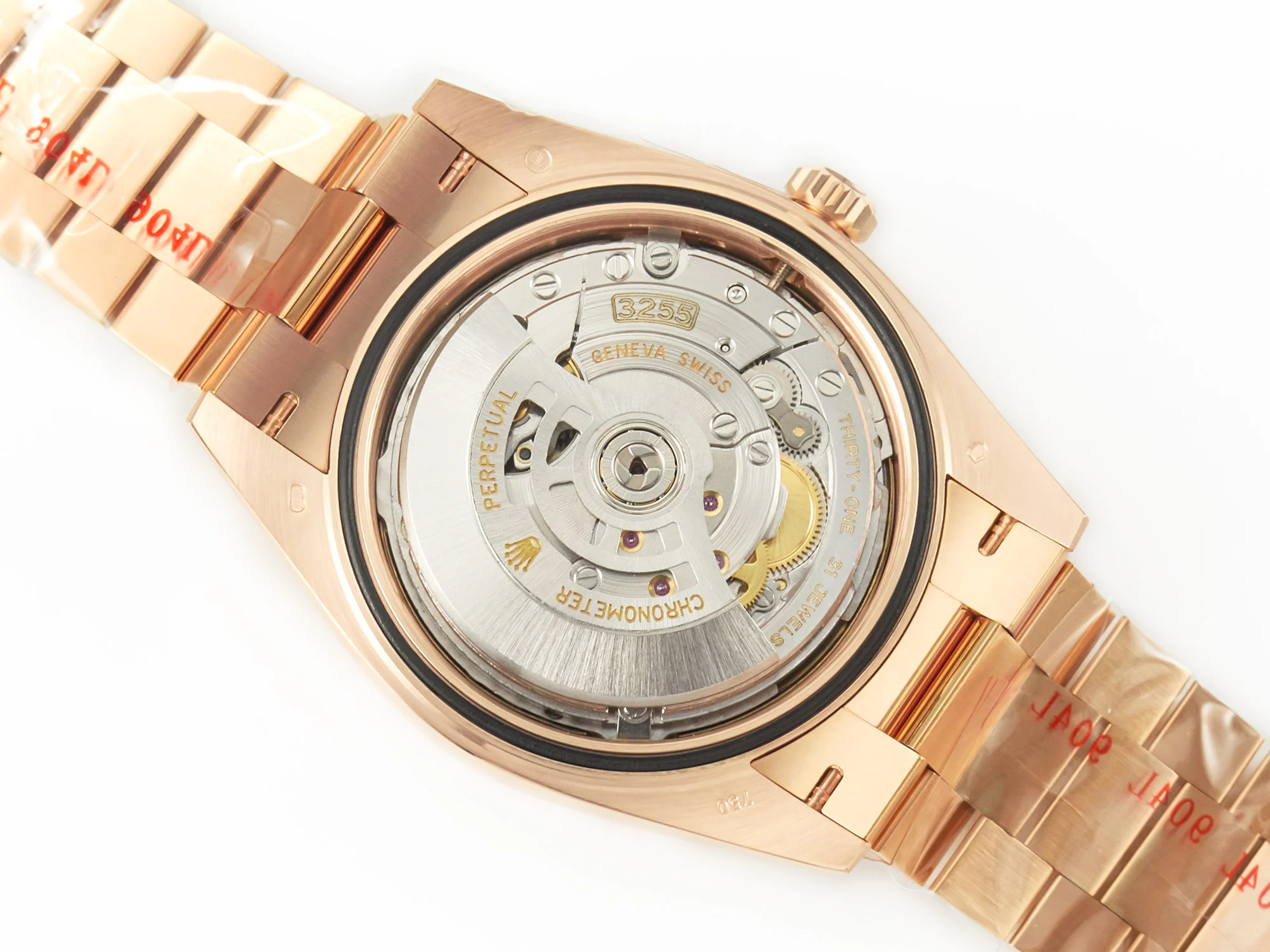 DayDate 40 228235 ARF 904L Steel Brown Stick Dial on President Bracelet VR3255