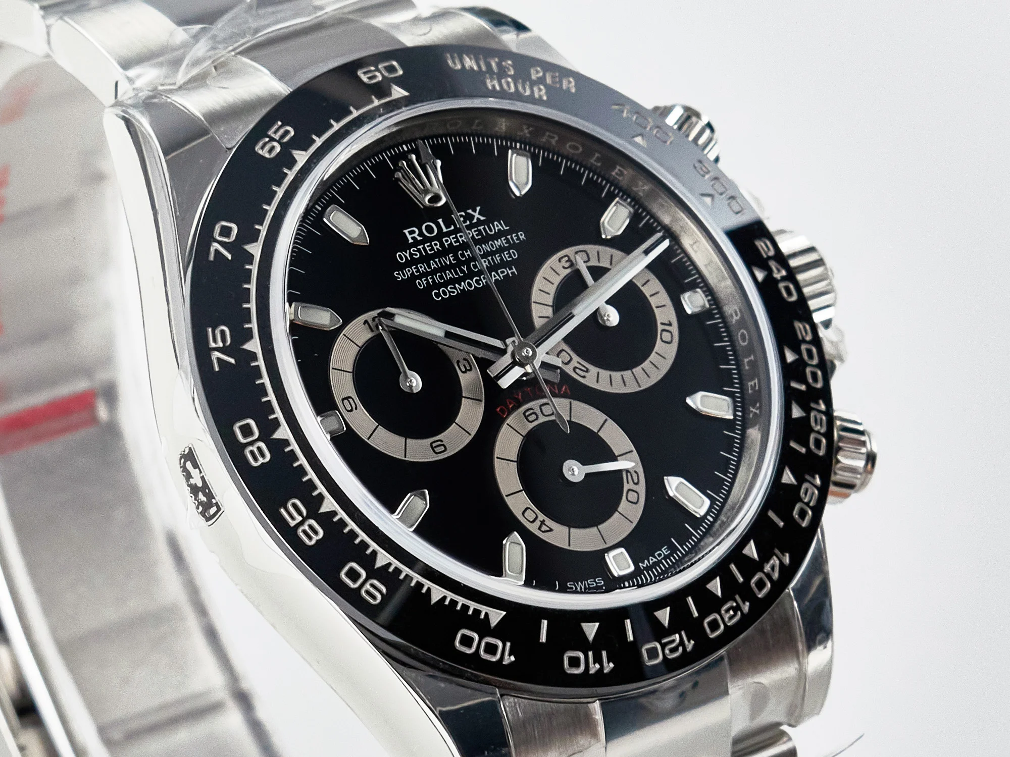 Daytona 116500 VSF 1:1 Best Edition 904L Steel Black Dial on SS Bracelet DD4130