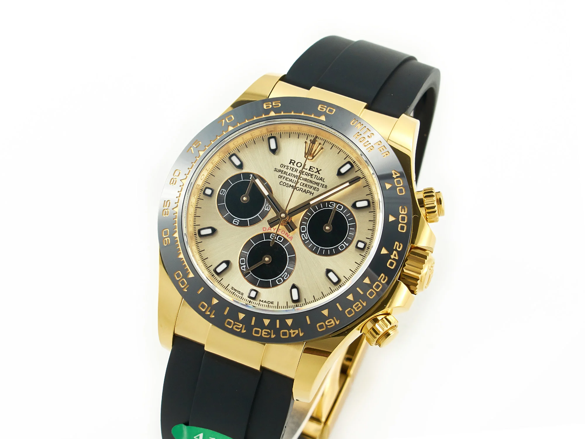 Daytona 116518 APS 1:1 Best Edition 904L SS Case YG Dial on Oysterflex Strap SH4130 (Gain Weight)