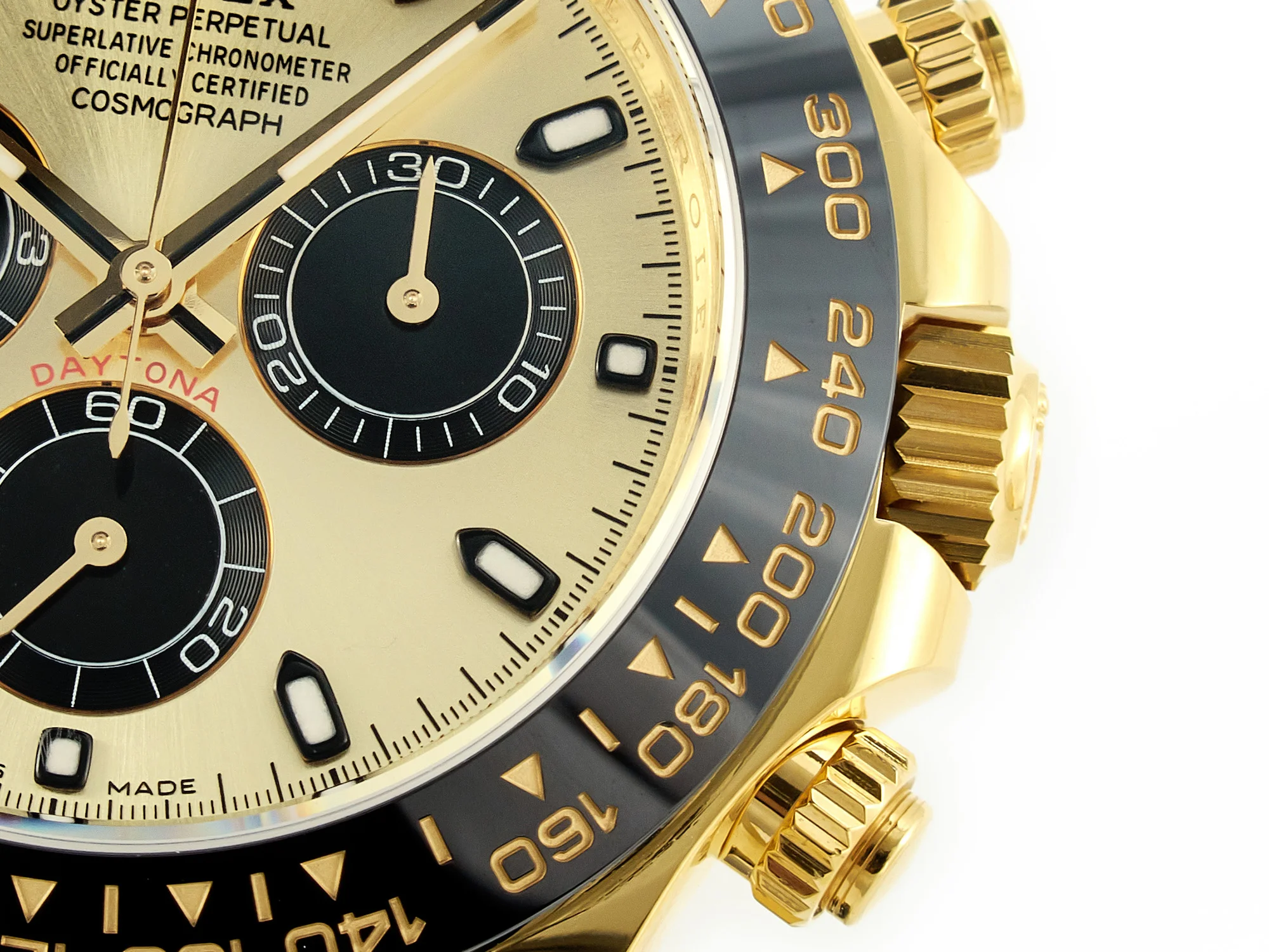Daytona 116518 APS 1:1 Best Edition 904L SS Case YG Dial on Oysterflex Strap SH4130 (Gain Weight)