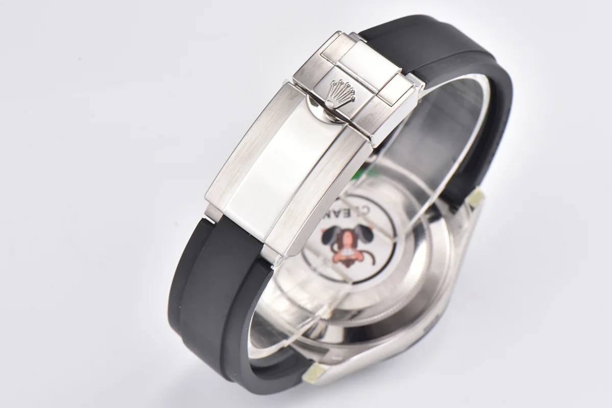 Daytona 116519 Slate Grey Dial in White Gold on Rubber Strap