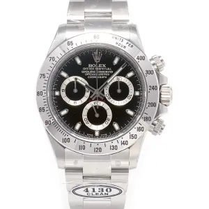 Daytona 116520 Clean 1:1 Best Edition 904L SS Case and Bracelet Black Dial SA4130 V3