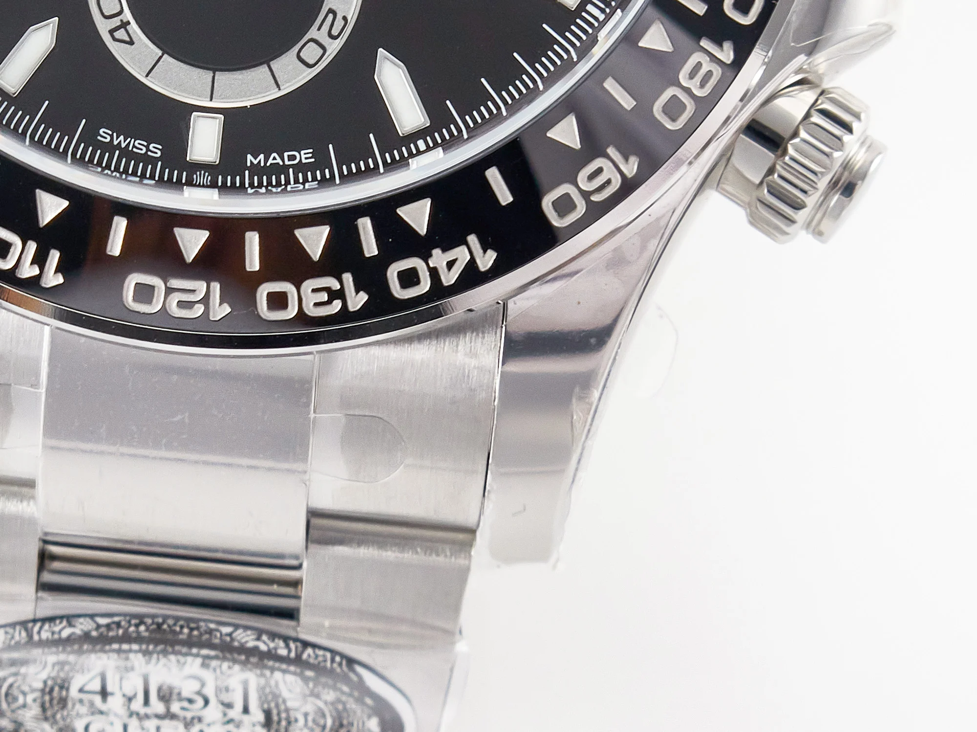 Daytona 126500 Clean 1:1 Best Edition 904L SS Case and Bracelet Black Dial SH4131