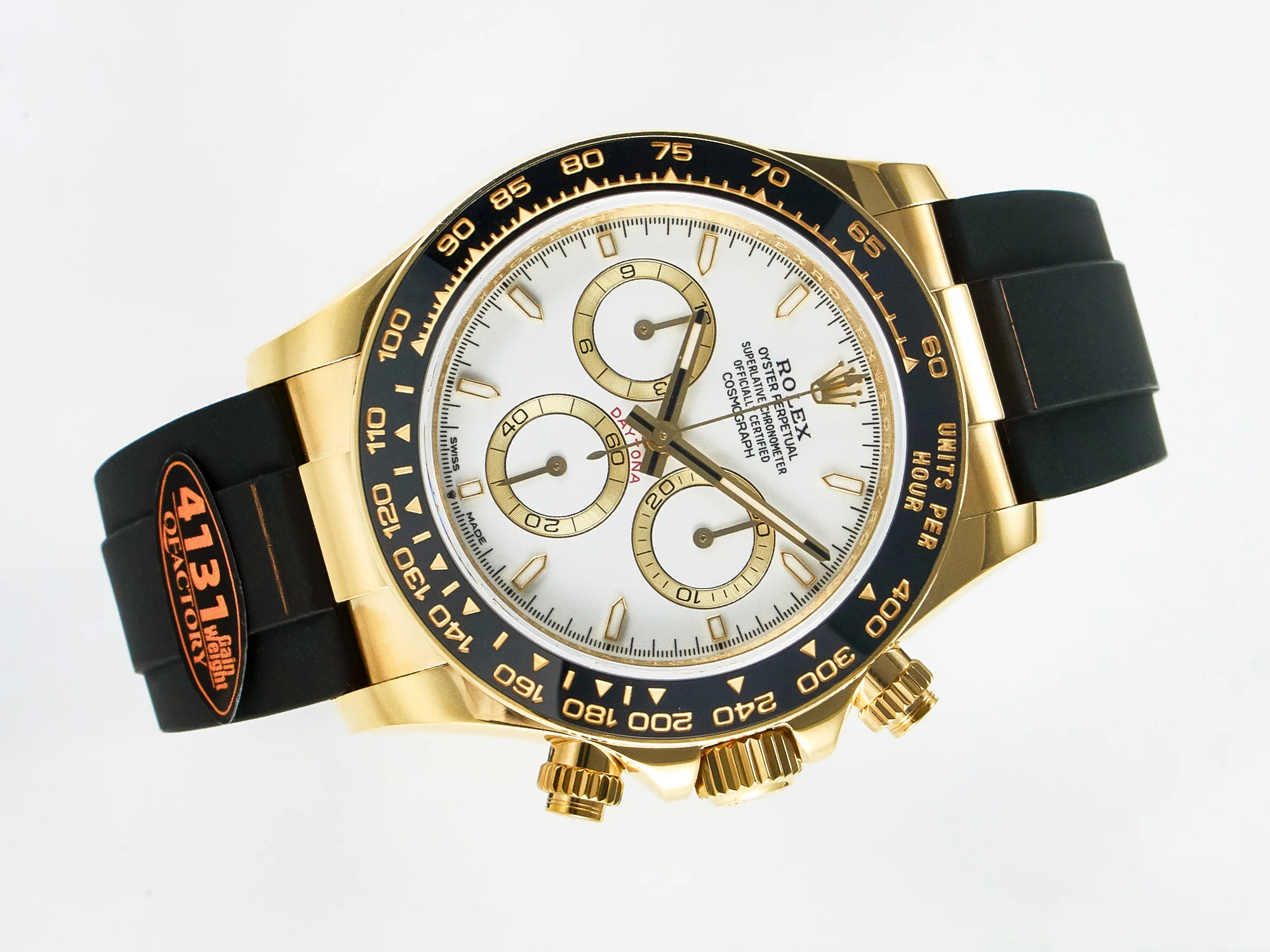 Daytona 126518 QF 1:1 Best Edition White Dial on Oysterflex Strap SH4131 V6(Gain Weight)