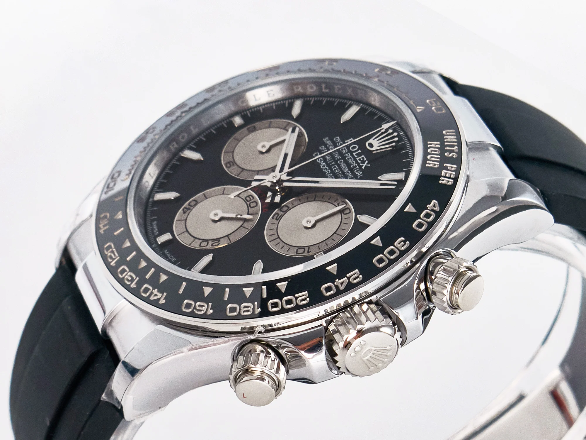 Daytona 126519 QF 1:1 Best Edition Black/Silver Dial on Oysterflex Strap SH4131 V6(Gain Weight)
