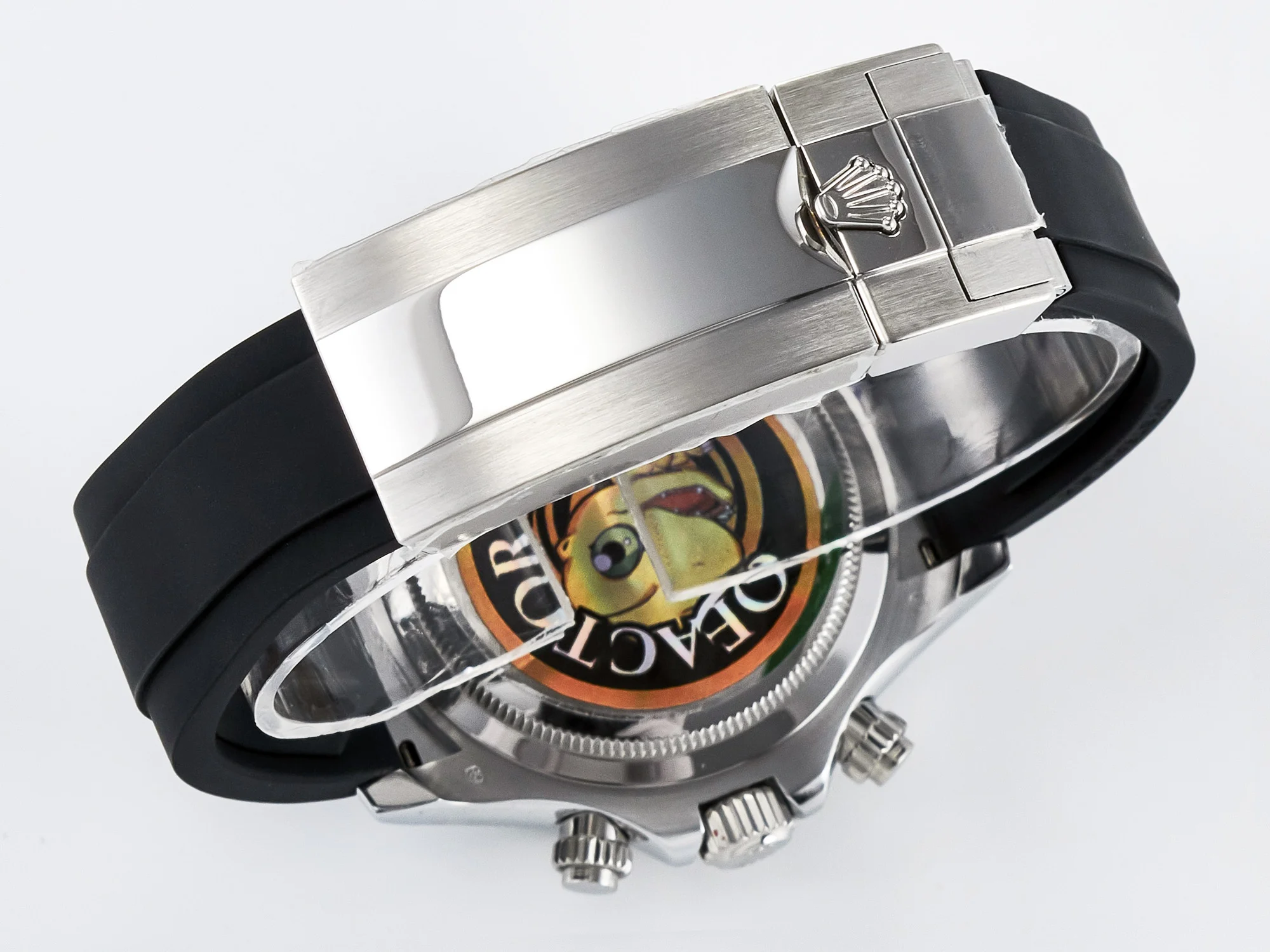 Daytona 126519 QF 1:1 Best Edition Black/Silver Diamonds Dial on Oysterflex Strap SH4131 V6(Gain Weight)