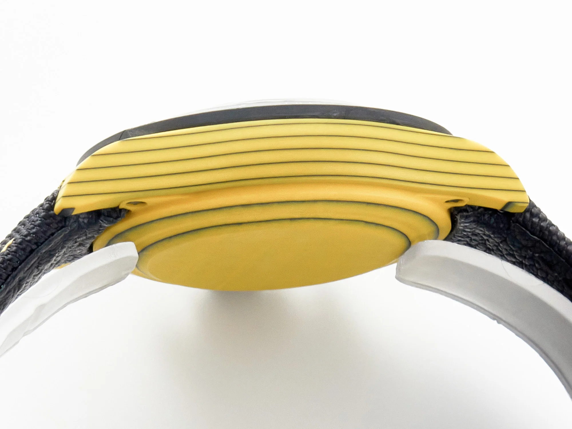 Daytona DIW Yellow Carbon N6F 1:1 Best Edition Yellow/Black Dial on Black Nylon Strap SA4130 V2