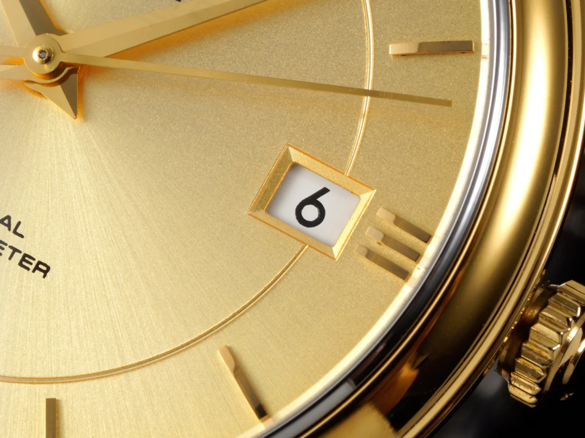 De Ville Co-Axial Chronometer 36.8mm Champagne Dial in Steel/Yellow Gold on Bracelet