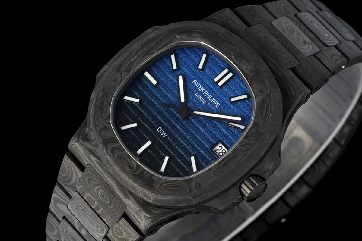 DiW Carbon Nautilus 5711/1A “G Blue Black Grail”