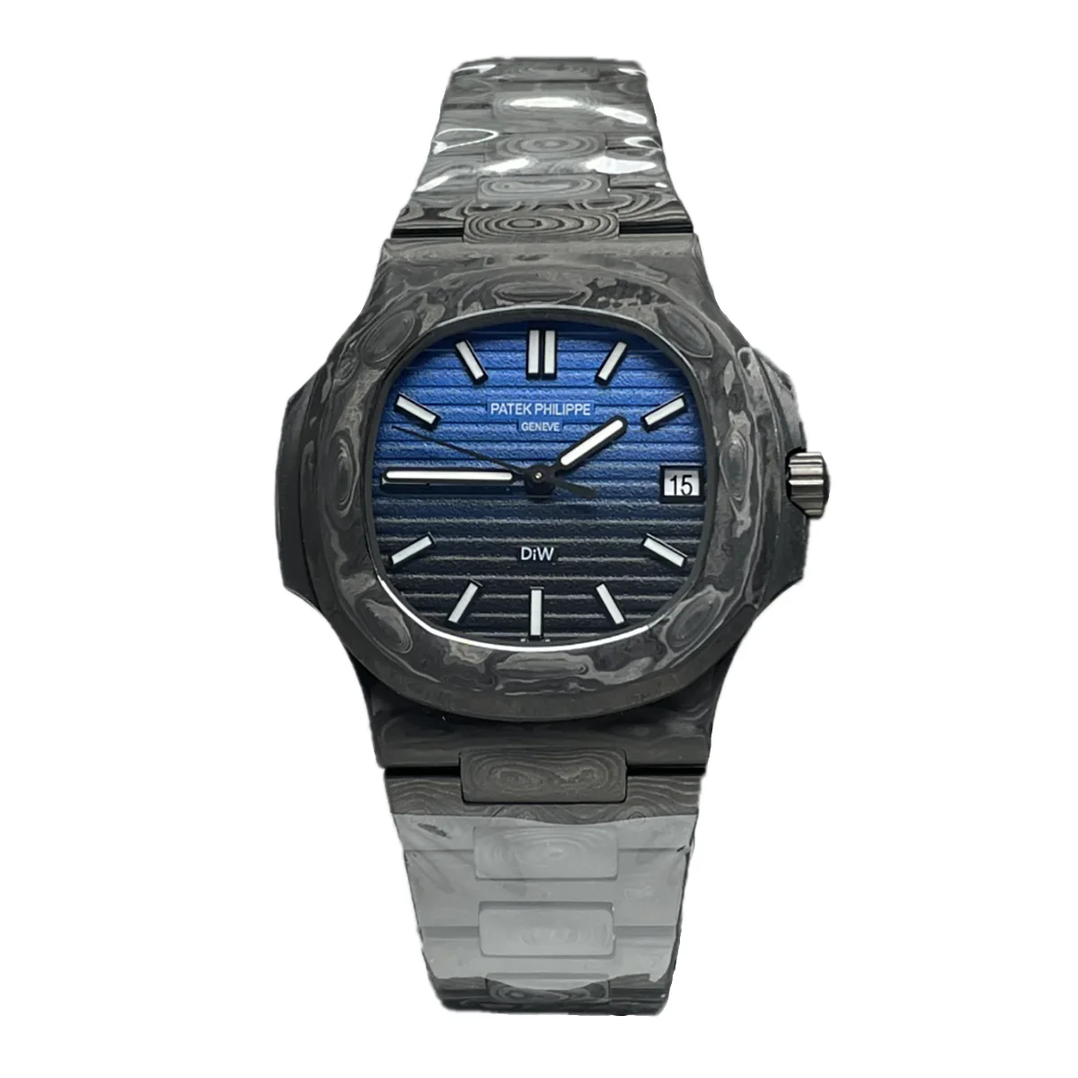 DiW Carbon Nautilus 5711/1A “G Blue Black Grail”