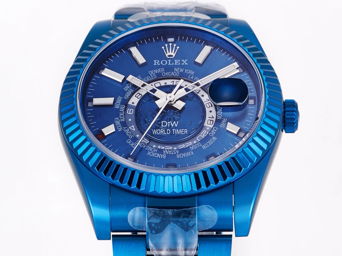 DIW Sky Dweller Blue DLC Worldtimer