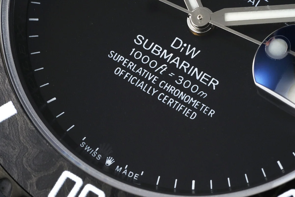 DIW Submariner Ghost Black Dial