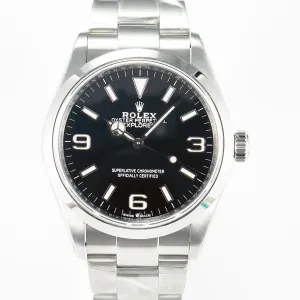 Explorer 36 904L Steel KRF 1:1 Best Edition Black Dial on SS Bracelet PT5000 V2