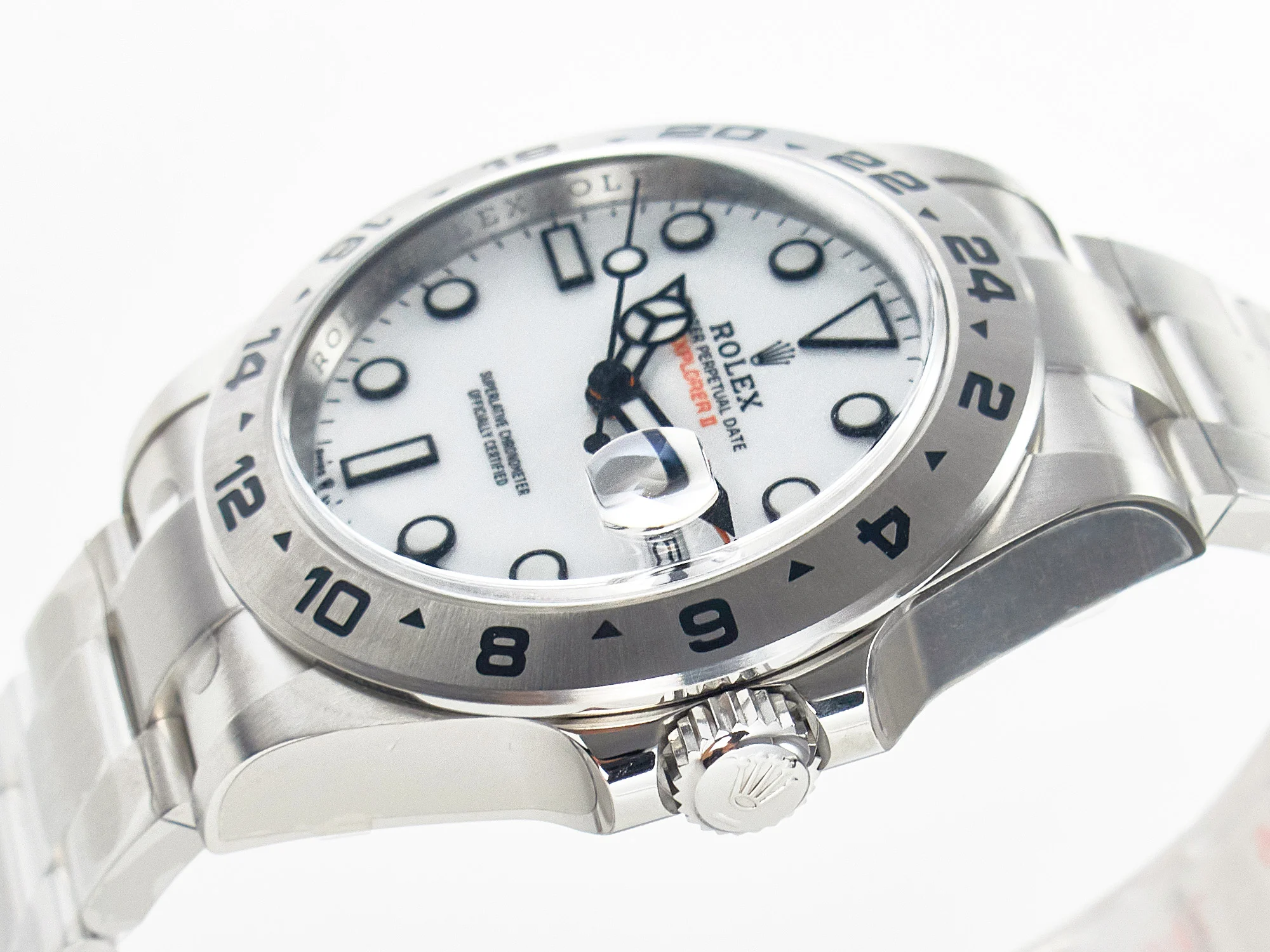 Explorer II 42mm 226570 904L SS Clean 1:1 Best Edition White Dial on Bracelet DD3285 CHS