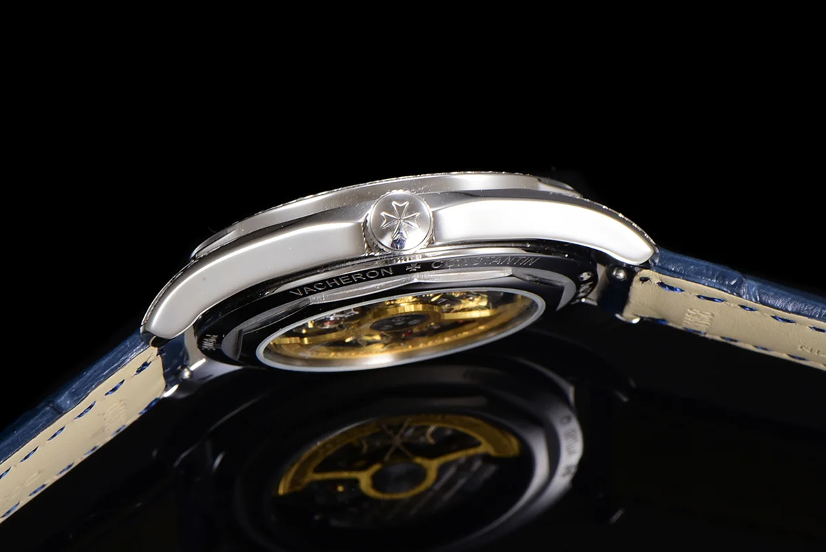 Fiftysix Blue Dial with Diamond Bezel in Steel Ref: 4600E
