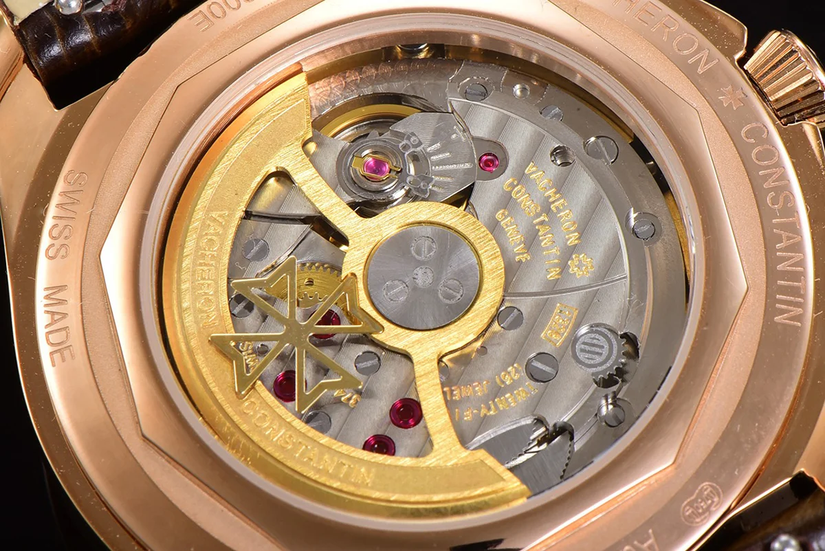Fiftysix Creme Dial with Diamond Bezel in Pink Gold Ref: 4600E