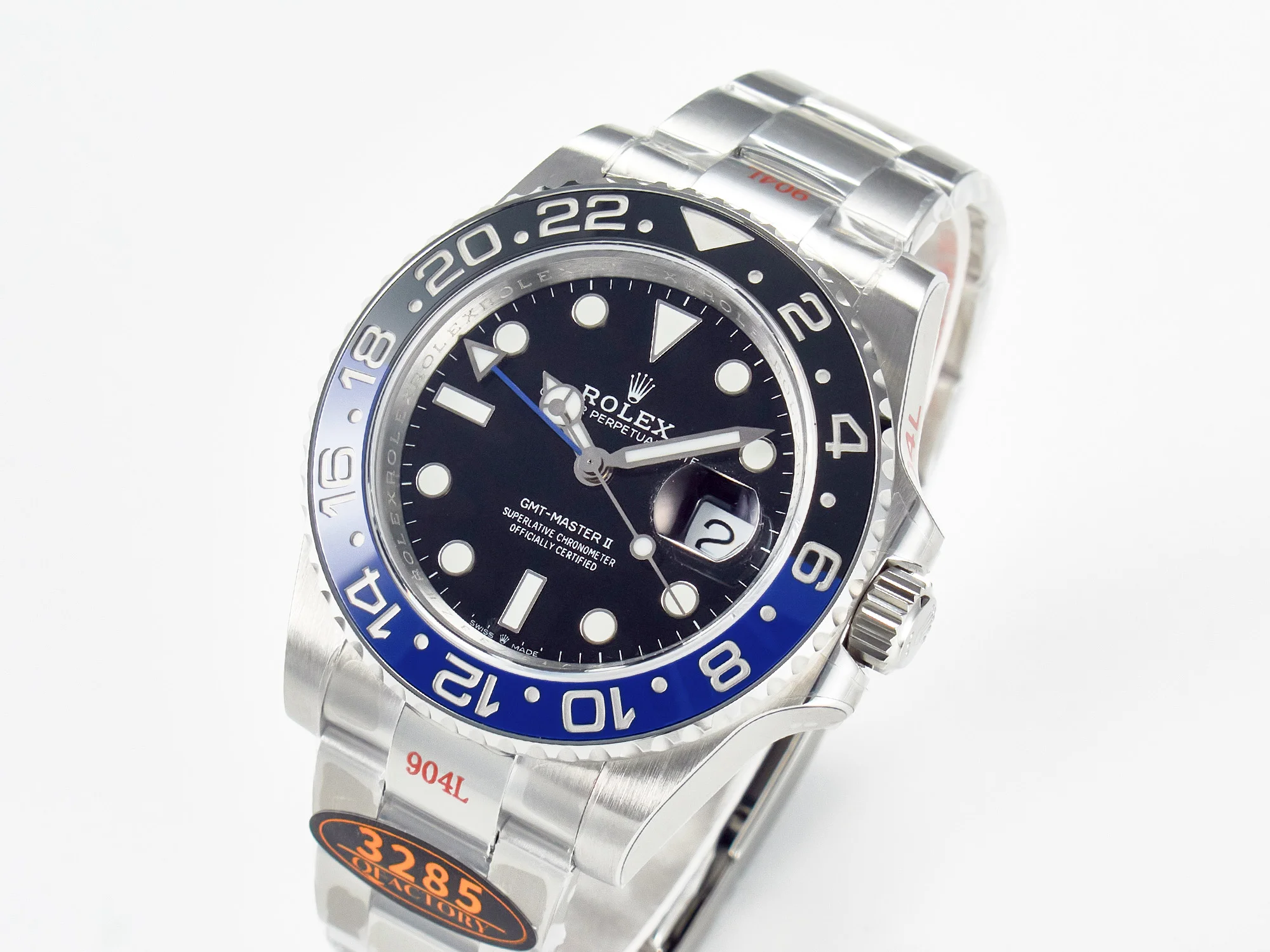 GMT-Master II 126710 BLNR Blue/Black Ceramic QF 1:1 Best Edition on Oyster Bracelet VR3285 CHS