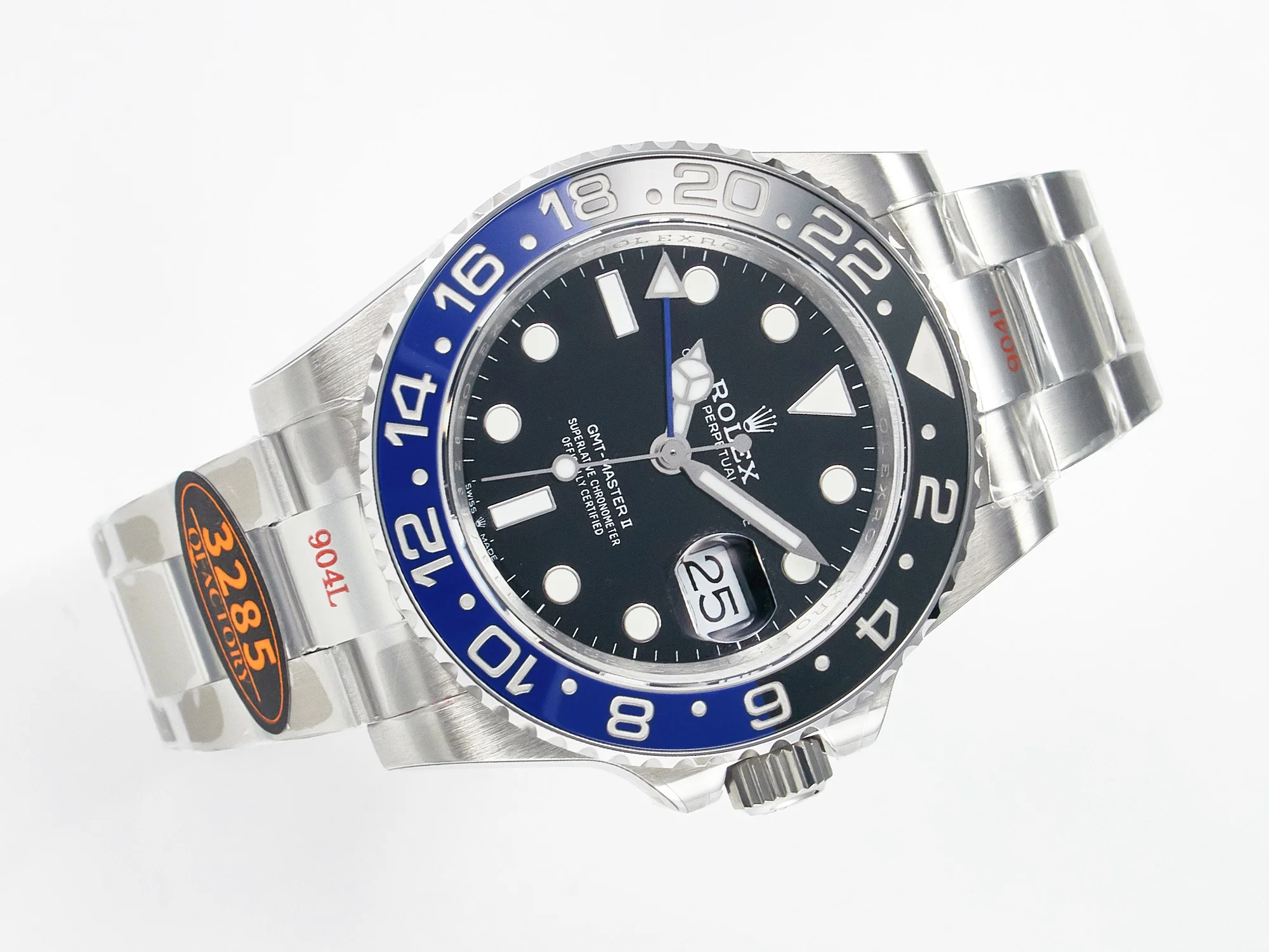 GMT-Master II 126710 BLNR Blue/Black Ceramic QF 1:1 Best Edition on Oyster Bracelet VR3285 CHS