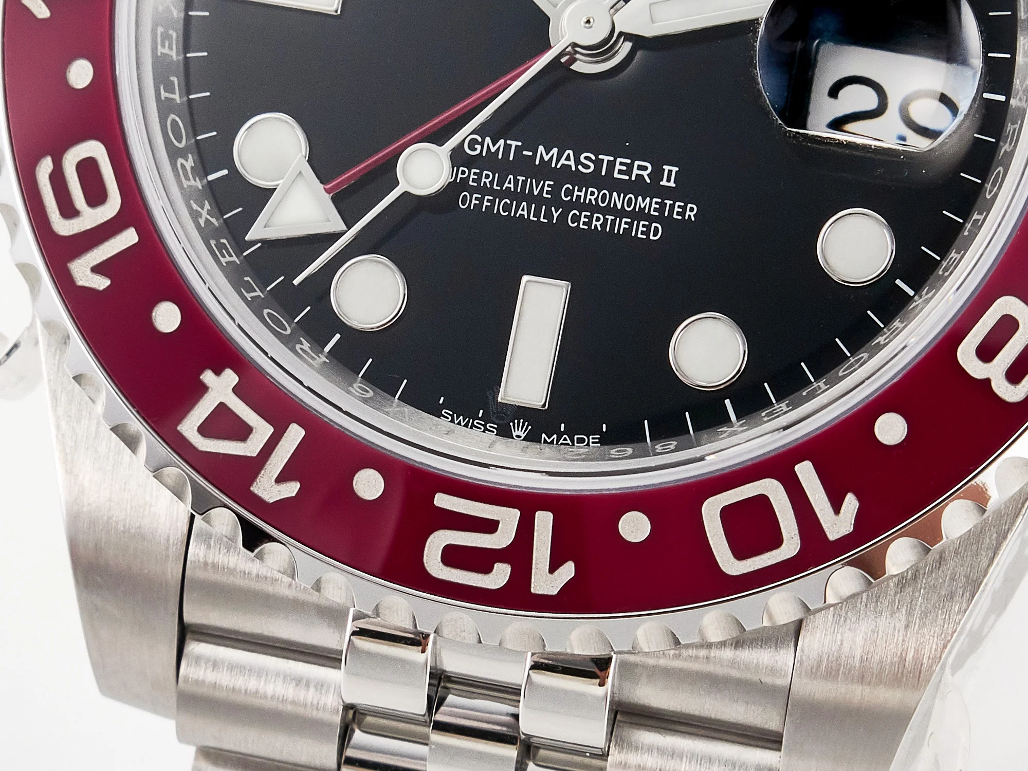 GMT-Master II 126710 BLRO Blue/Red Ceramic 904L ARF 1:1 Best Edition on Jubilee Bracelet SH3285 V3