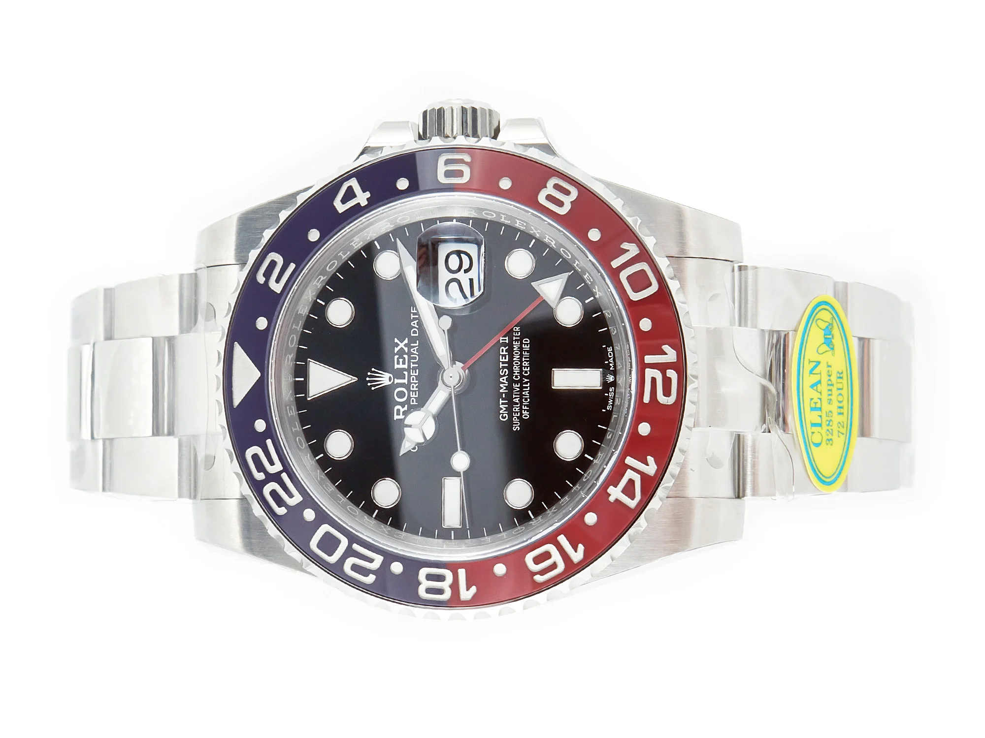 GMT-Master II 126710 BLRO Blue/Red Ceramic Clean Factory Best Edition on Oyster Bracelet DD3285 CHS V2