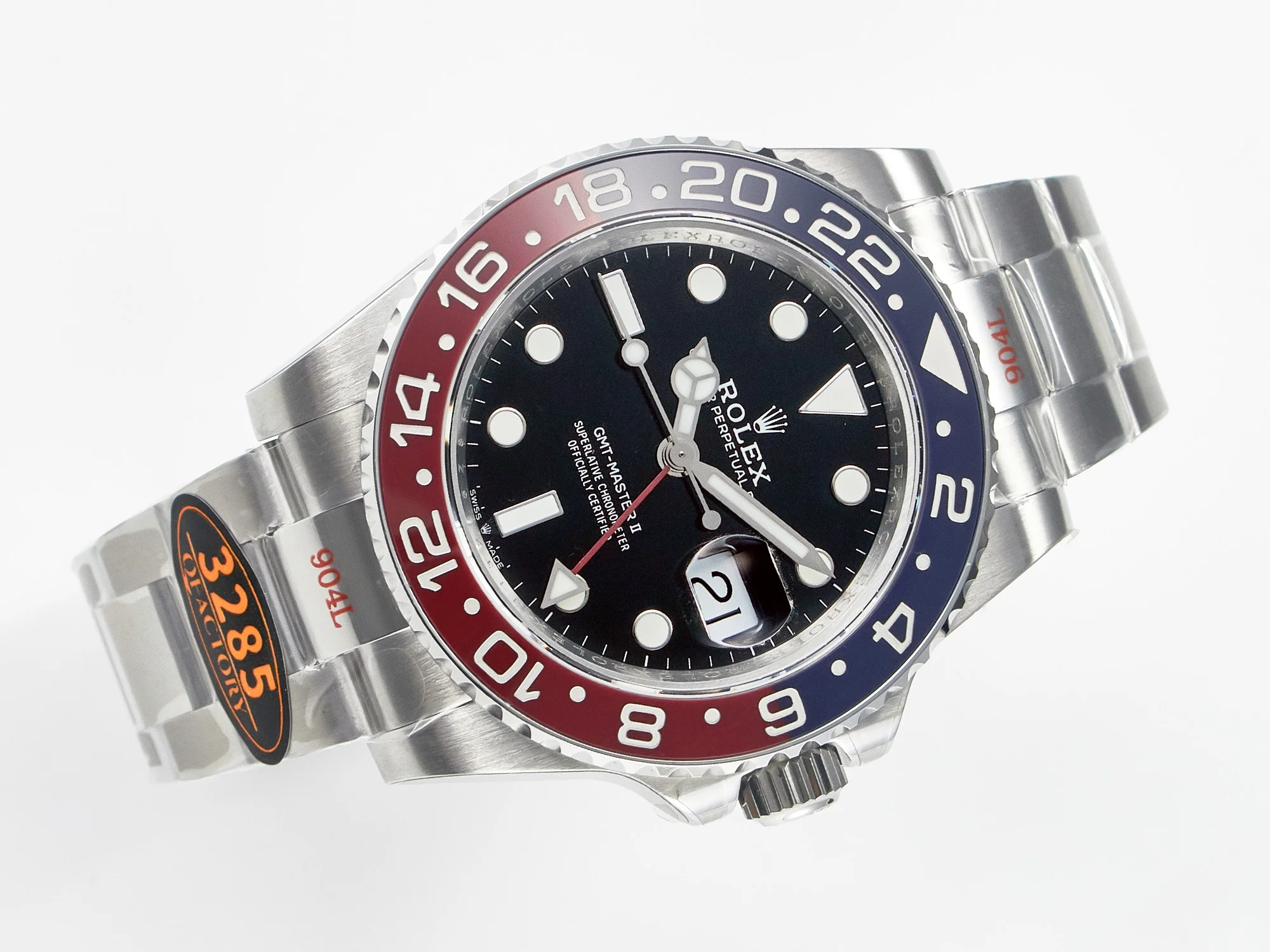 GMT-Master II 126710 BLRO Blue/Red Ceramic QF 1:1 Best Edition on Oyster Bracelet VR3285 CHS