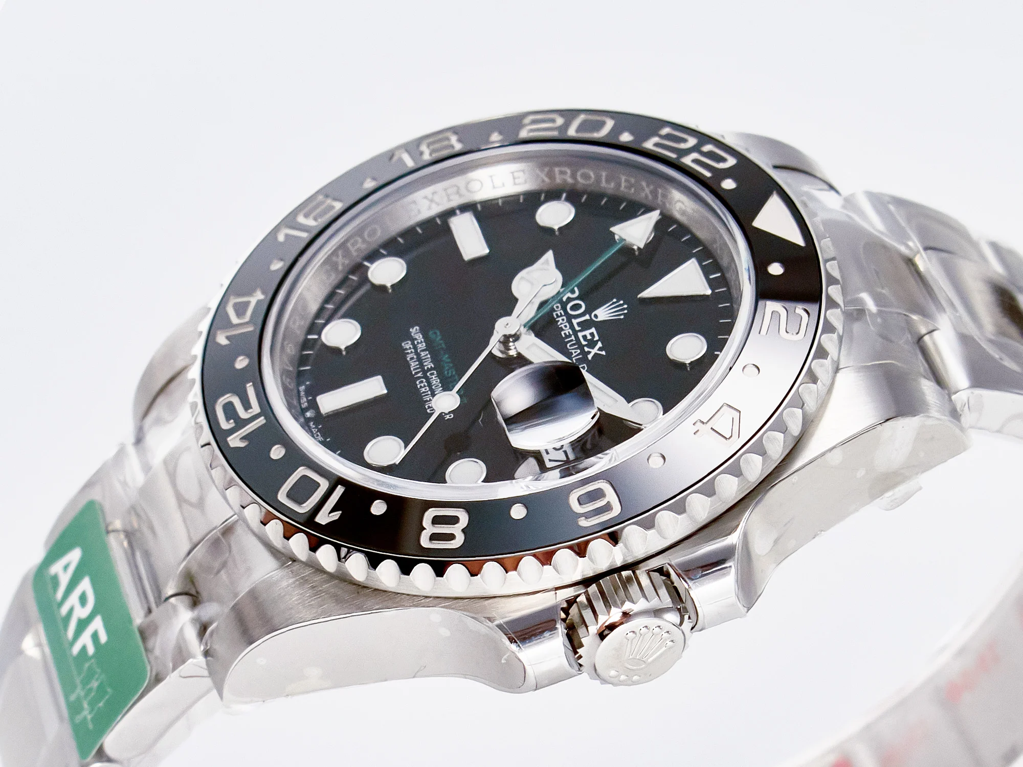 GMT-Master II 126710 GRNR Black/Gray Ceramic 904L Steel ARF 1:1 Best Edition on Oyster Strap SH3285
