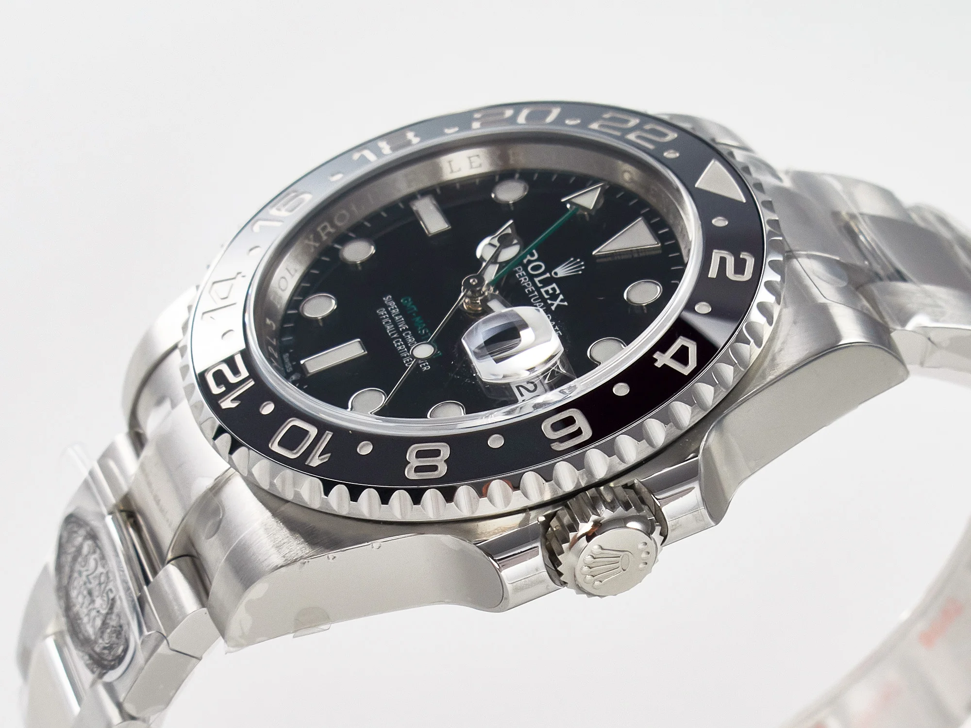 GMT-Master II 126710 GRNR Black/Gray Ceramic 904L Steel Clean 1:1 Best Edition on Oyster Strap DD3285